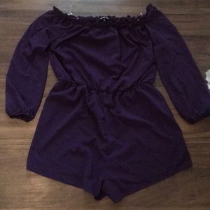 Purple romper